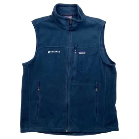 00s Navy Blue Patagonia Fleece Body-Warmer Gilet L