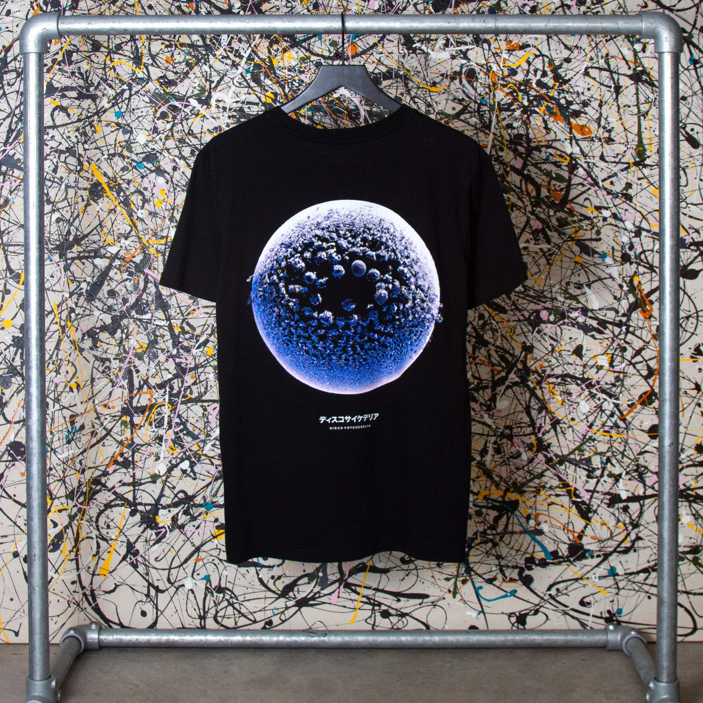 013 Disco Psychedelia Back Print - Tshirt - Black