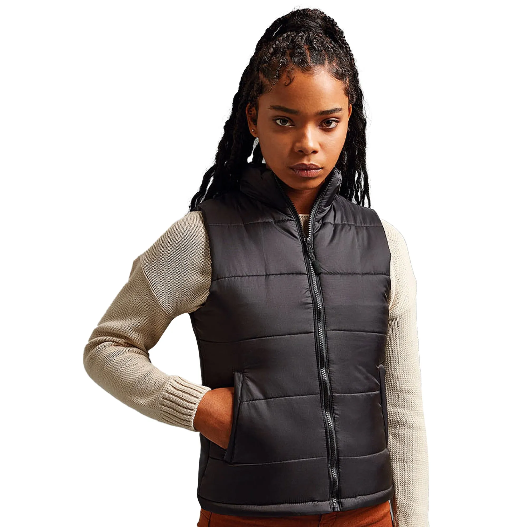 2786 Womens/Ladies Padded Bodywarmer/Gilet Jacket