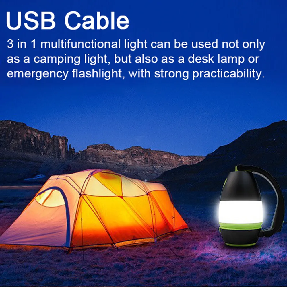 3 in 1 Multifunctional LED Camping Light