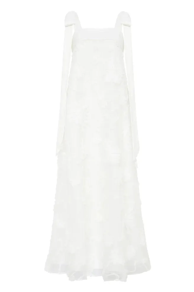 Aje Ursula Midi Dress - Ivory