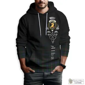 Allison Tartan Hoodie Featuring Alba Gu Brath Family Crest Celtic Inspired