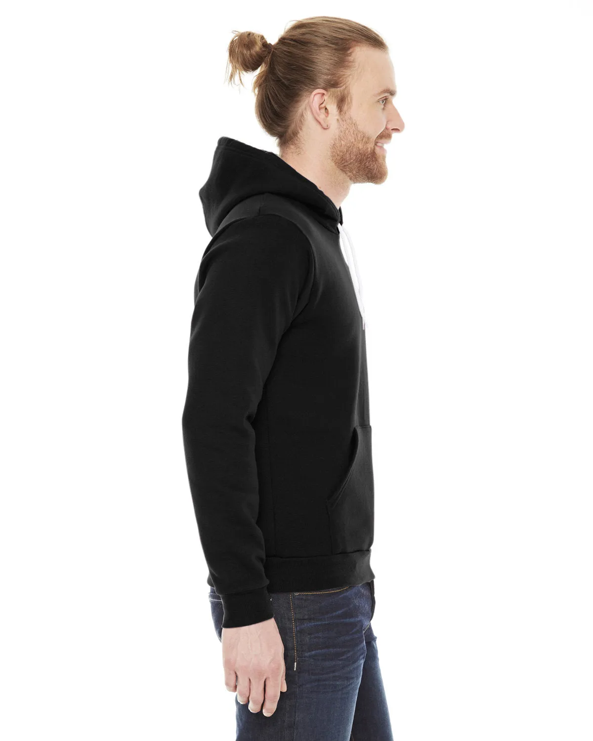 American Apparel Unisex Flex Fleece Drop Shoulder Pullover Hoodie