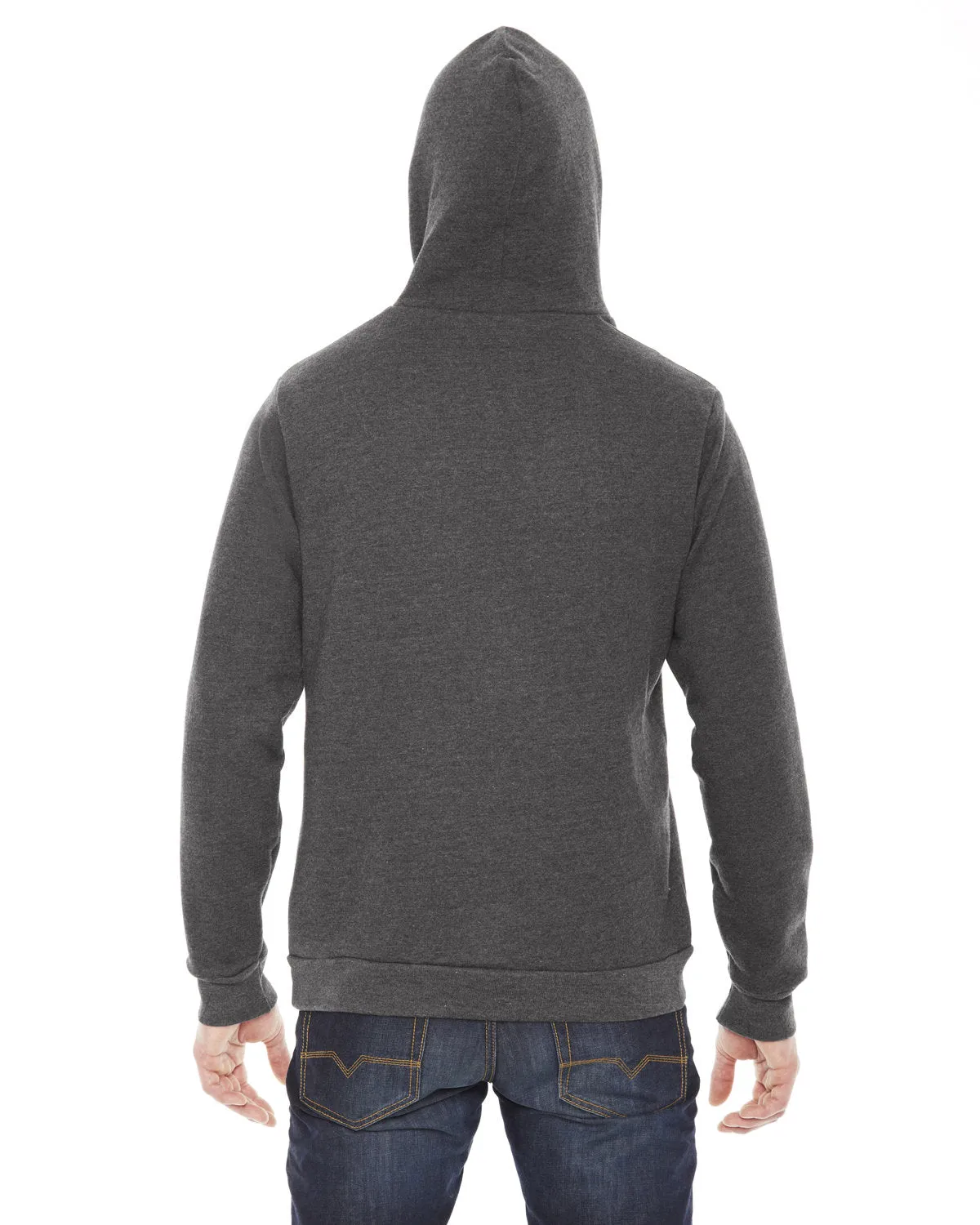 American Apparel Unisex Flex Fleece Drop Shoulder Pullover Hoodie