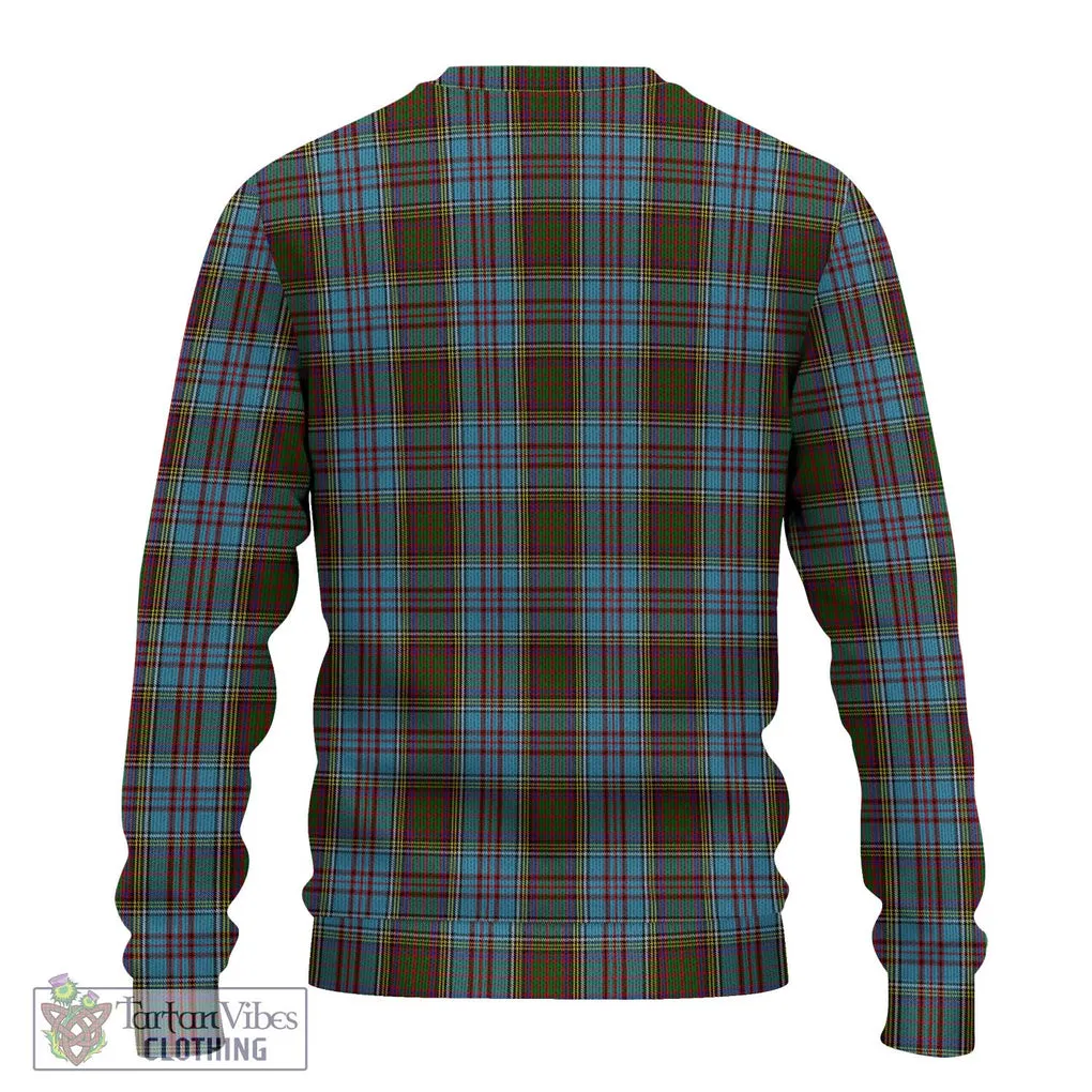 Anderson Tartan Ugly Sweater with Family Crest DNA In Me Style