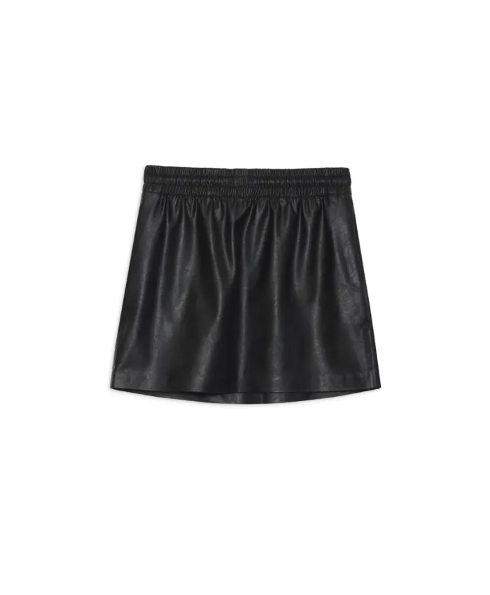 Anine Bing - Soto Skirt in Black Vegan Leather