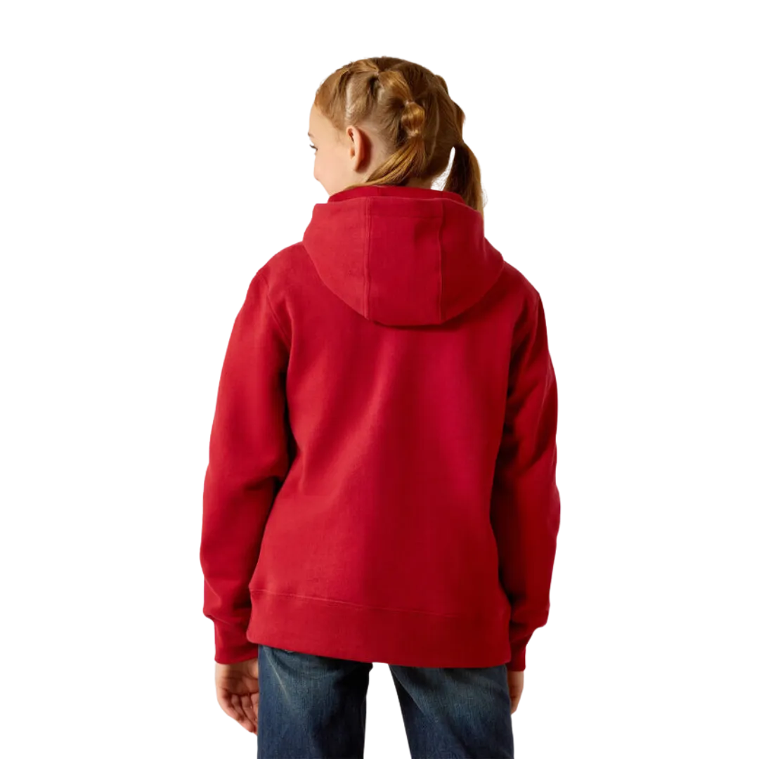 Ariat Kid's Ranch Goods Rio Red Hoodie