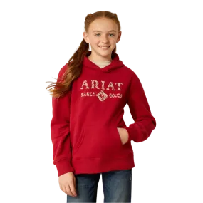 Ariat Kid's Ranch Goods Rio Red Hoodie