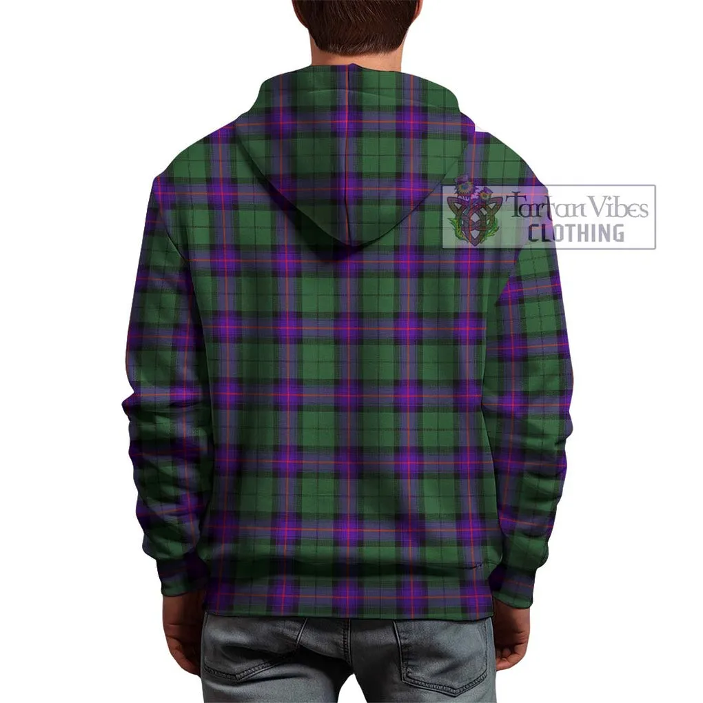 Armstrong Modern Tartan Hoodie with Family Crest DNA In Me Style