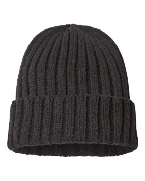 Atlantis Headwear Sustainable Cable Knit Cuffed Beanie SHORE