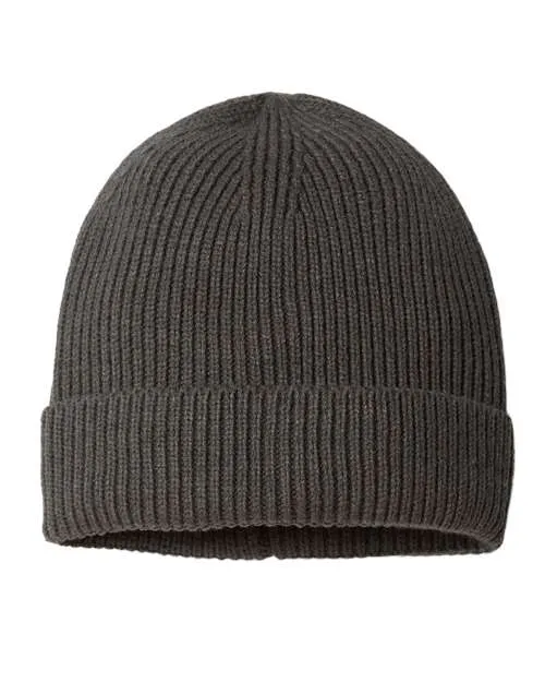 Atlantis Headwear Sustainable Fine Rib Cuffed Beanie ANDY