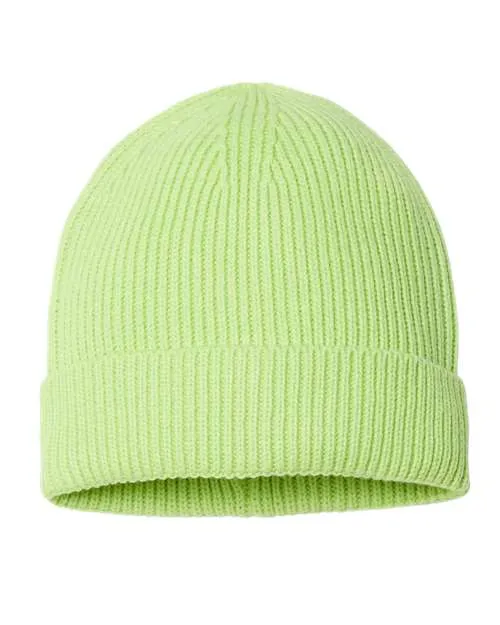 Atlantis Headwear Sustainable Fine Rib Cuffed Beanie ANDY