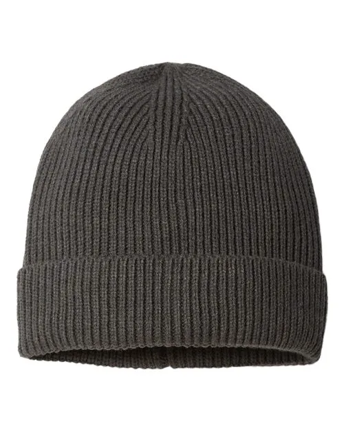 Atlantis Headwear Sustainable Fine Rib Cuffed Beanie ANDY