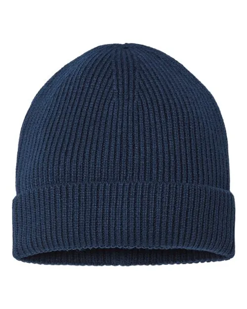 Atlantis Headwear Sustainable Fine Rib Cuffed Beanie ANDY