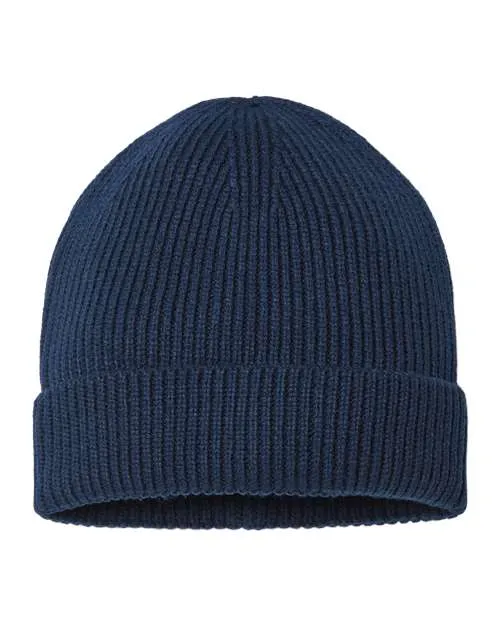 Atlantis Headwear Sustainable Fine Rib Cuffed Beanie ANDY