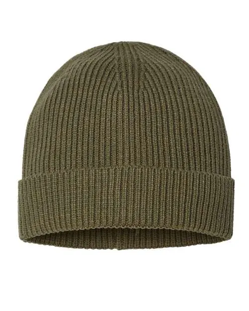 Atlantis Headwear Sustainable Fine Rib Cuffed Beanie ANDY