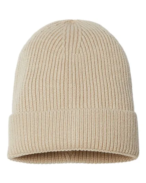 Atlantis Headwear Sustainable Fine Rib Cuffed Beanie ANDY