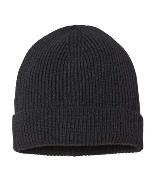 Atlantis Headwear Sustainable Fine Rib Cuffed Beanie ANDY