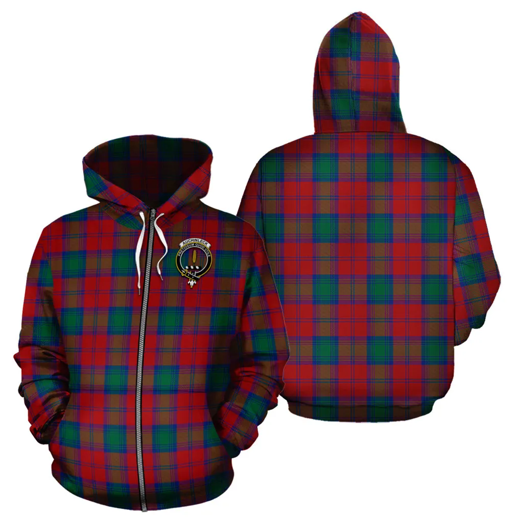 Auchinleck (Affleck) Tartan Hoodie with Family Crest