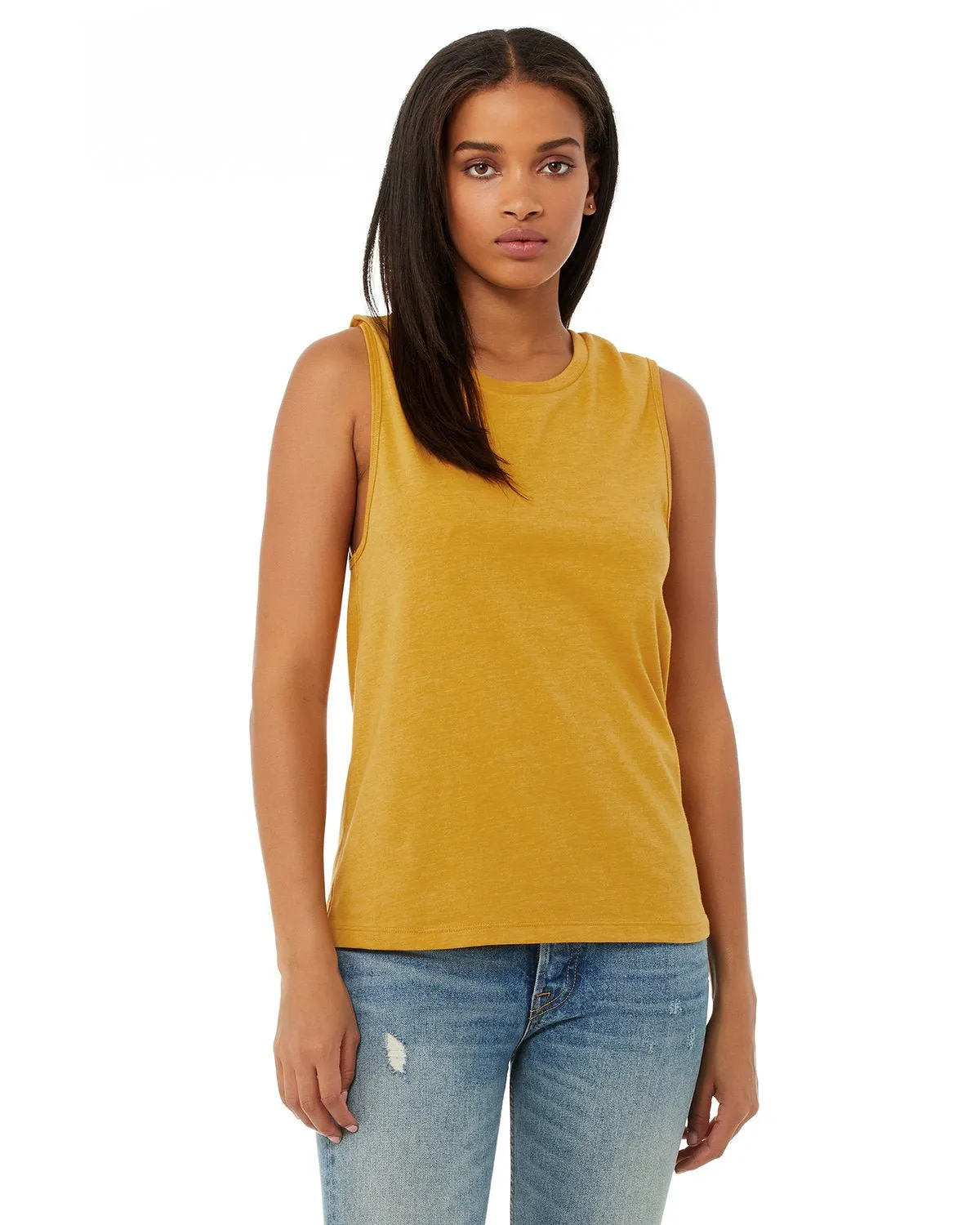 B6003-Bella   Canvas-HEATHER MUSTARD