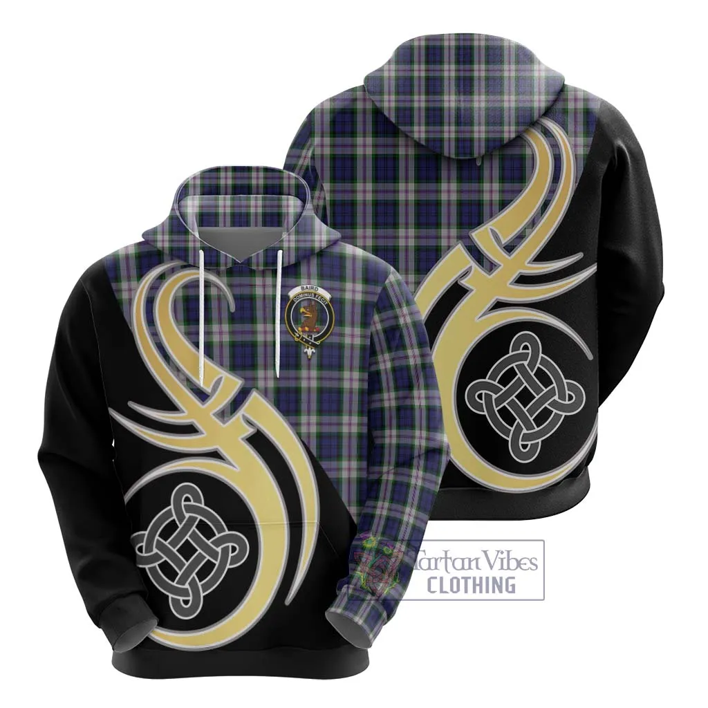 Baird Dress Tartan Hoodie with Family Crest and Celtic Symbol Style