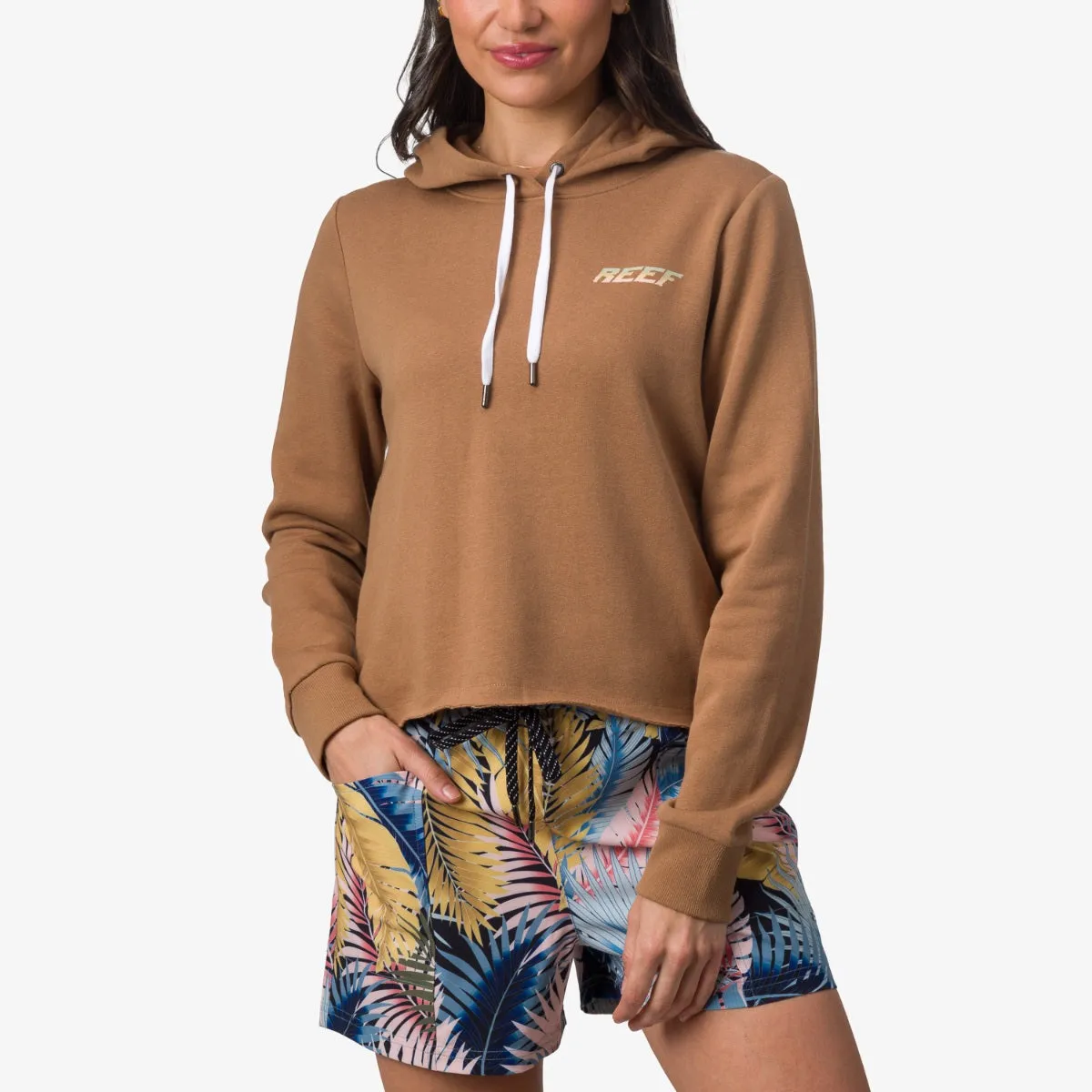 Bankette Pullover Crop Hoodie