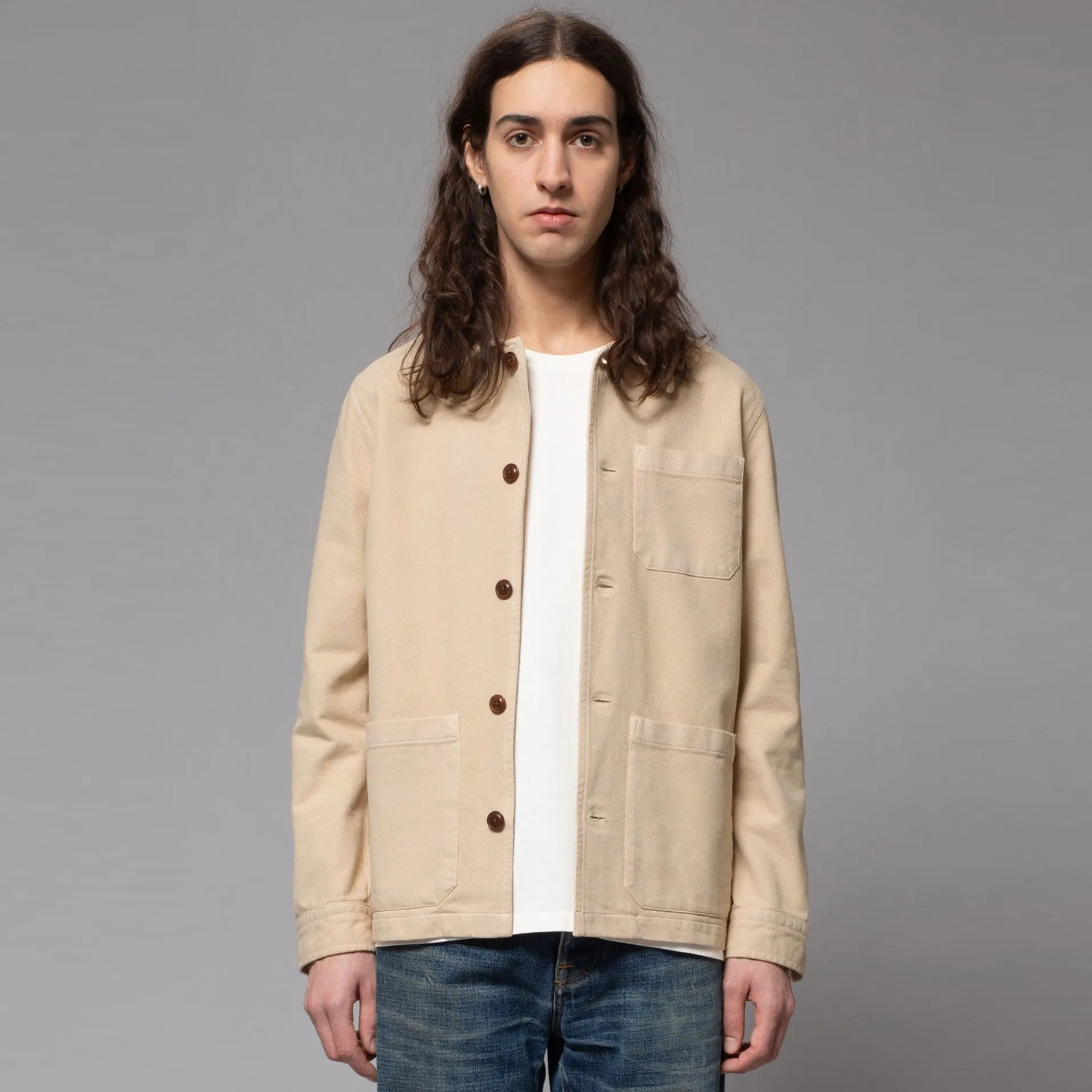 Barney Worker Jacket (Cream)