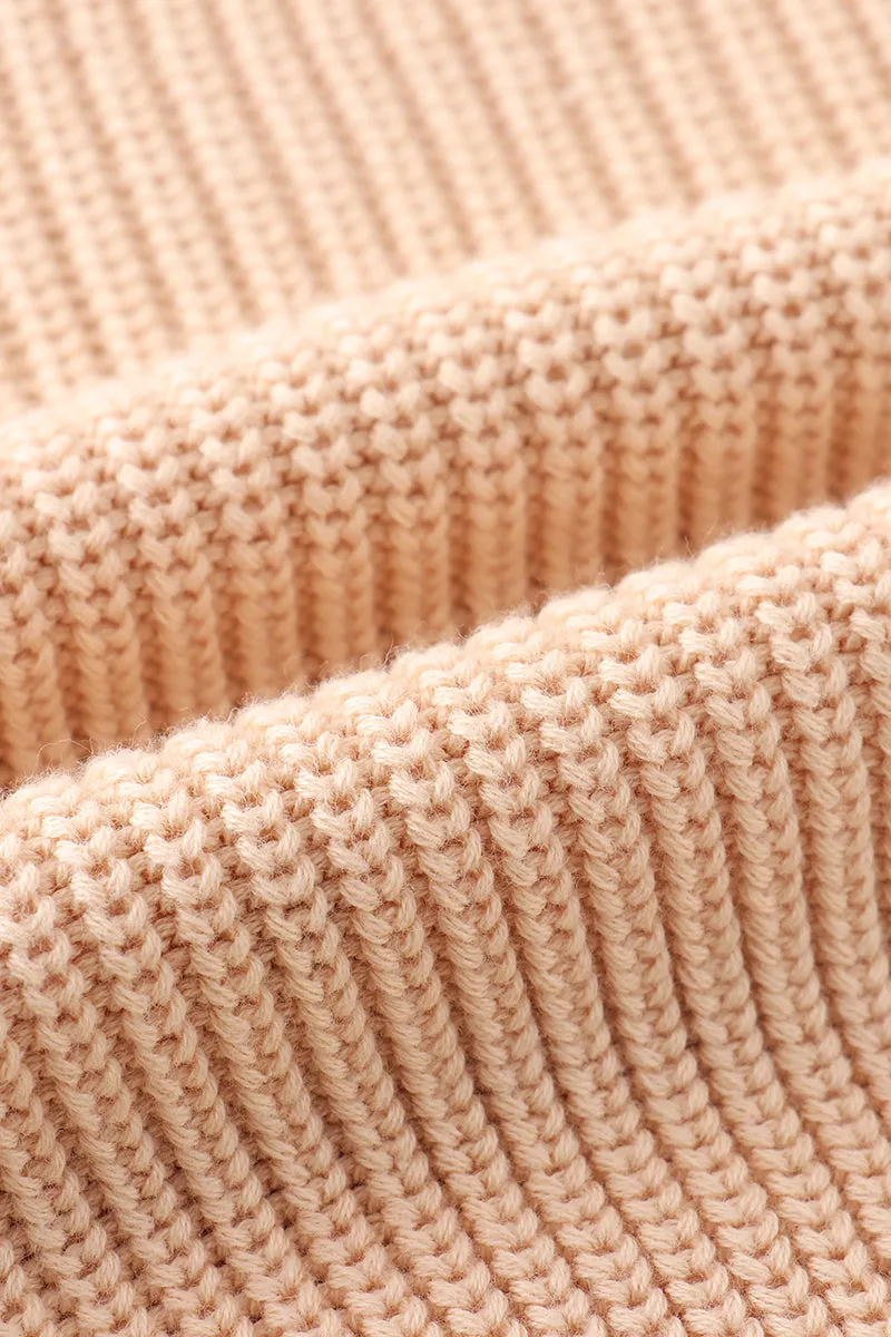 Beige pullover sweater