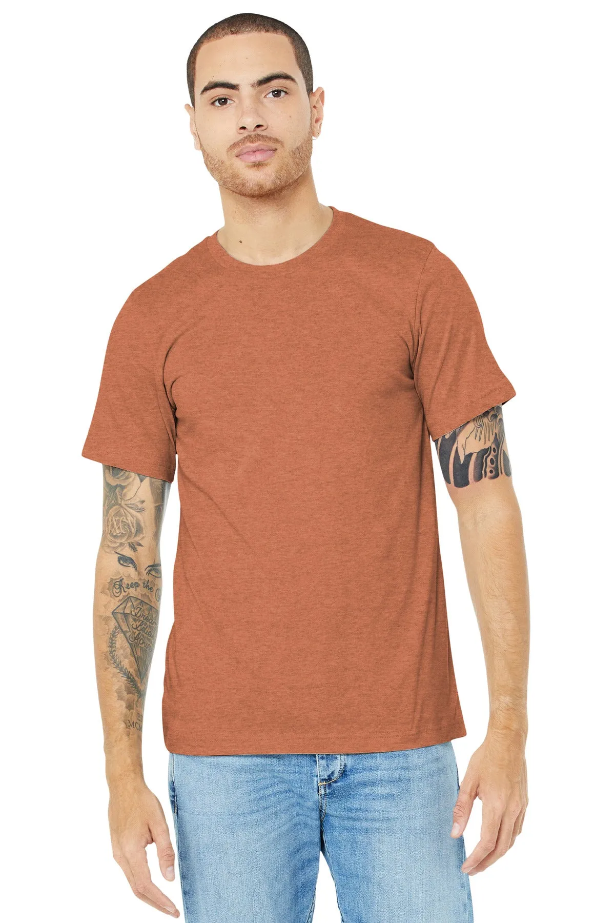 BELLA CANVAS ® Unisex Heather CVC Short Sleeve Tee. BC3001CVC