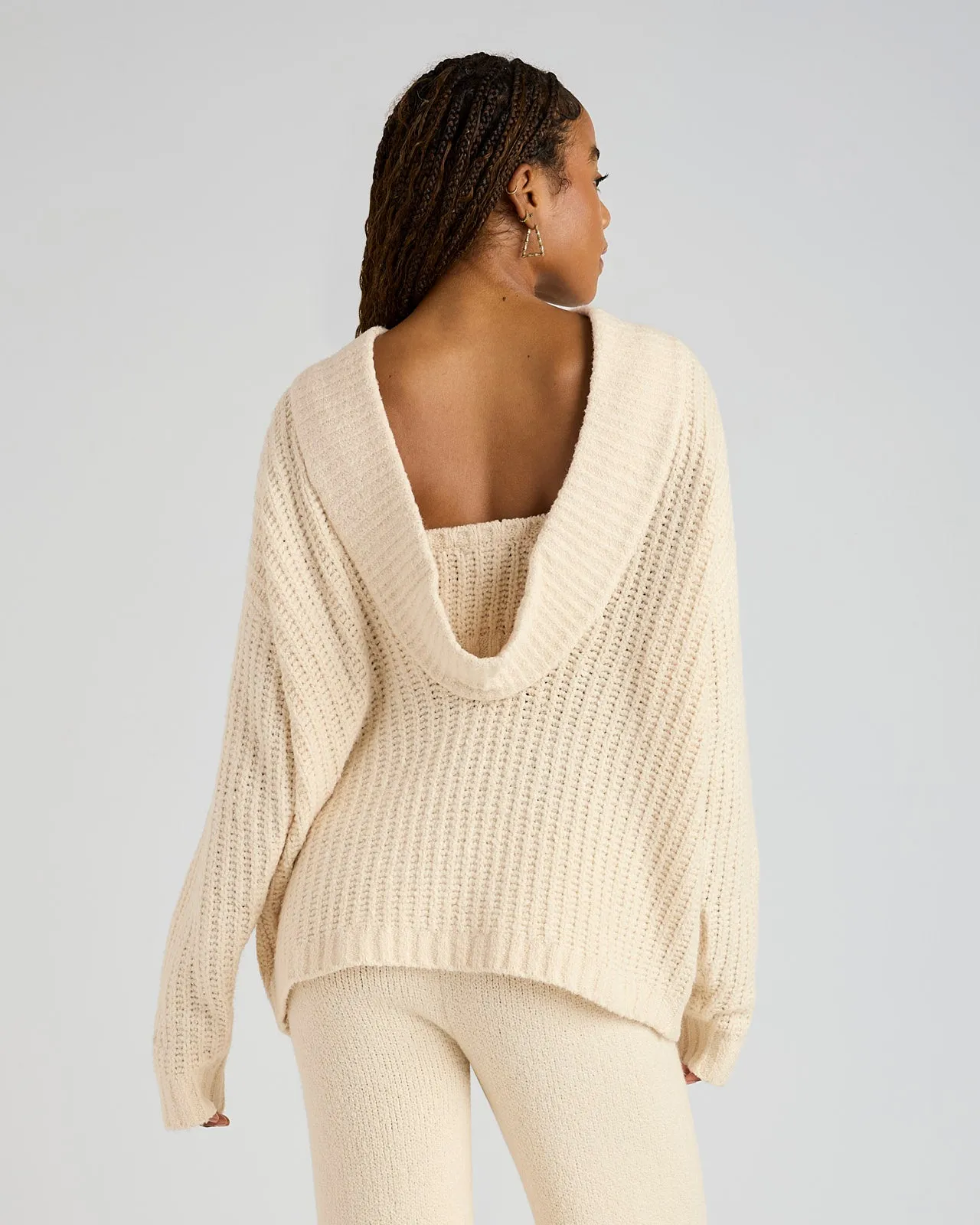 Blanket Soft Open Back Sweater