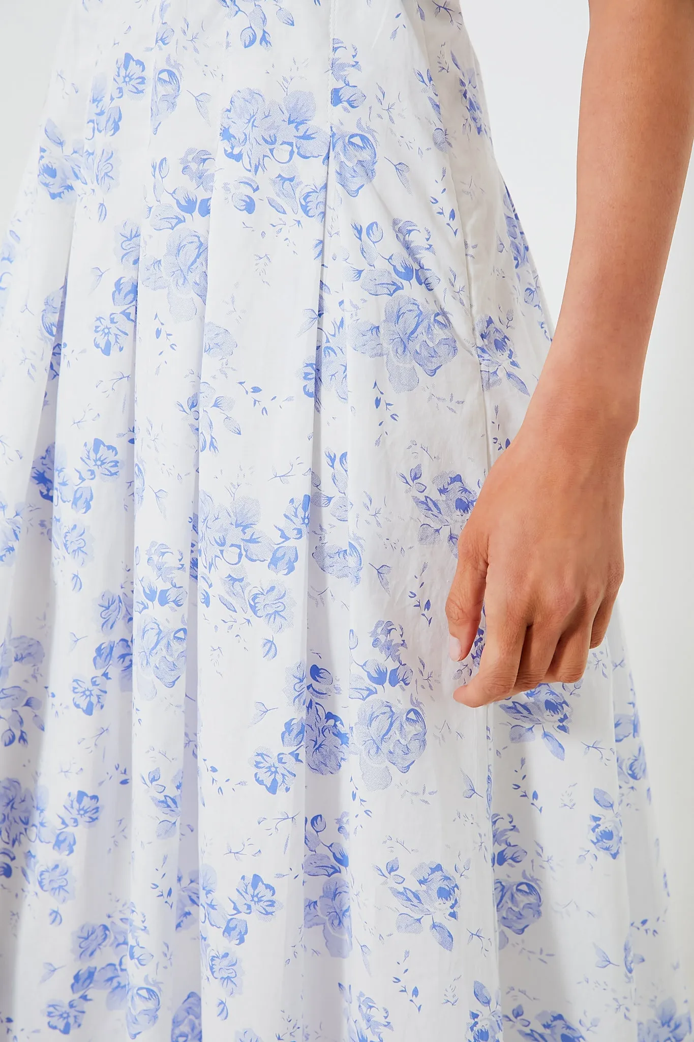 Blue Chintz Teagan Midi Dress