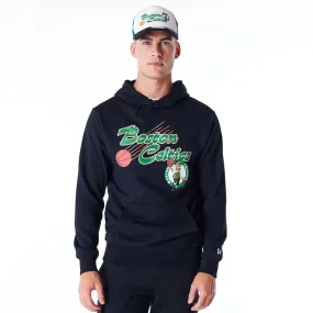 Boston Celtics Script Black Pullover Hoodie