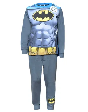 Boys Batman Novelty Pyjama With Cape 2-8 Years