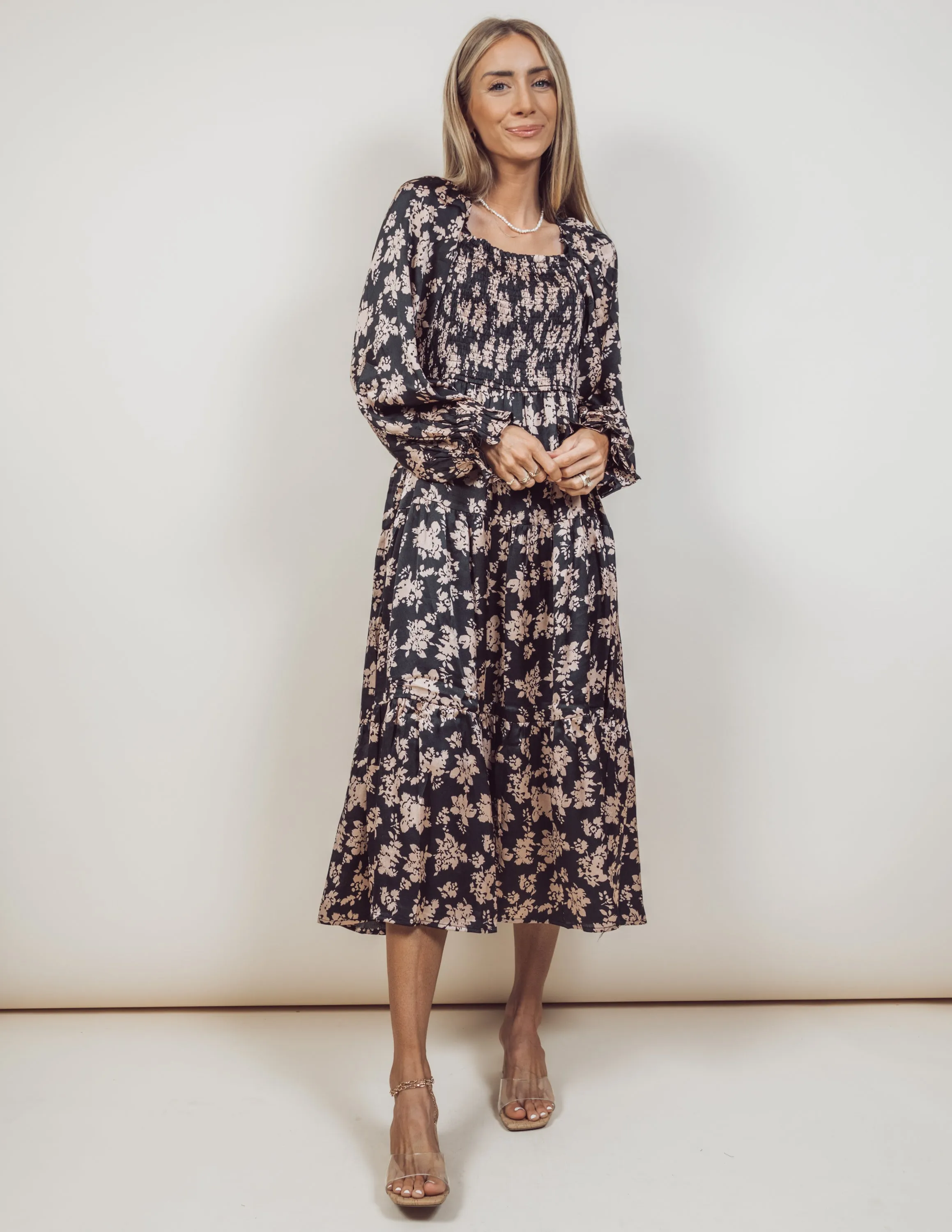 Brinley Floral Midi Dress