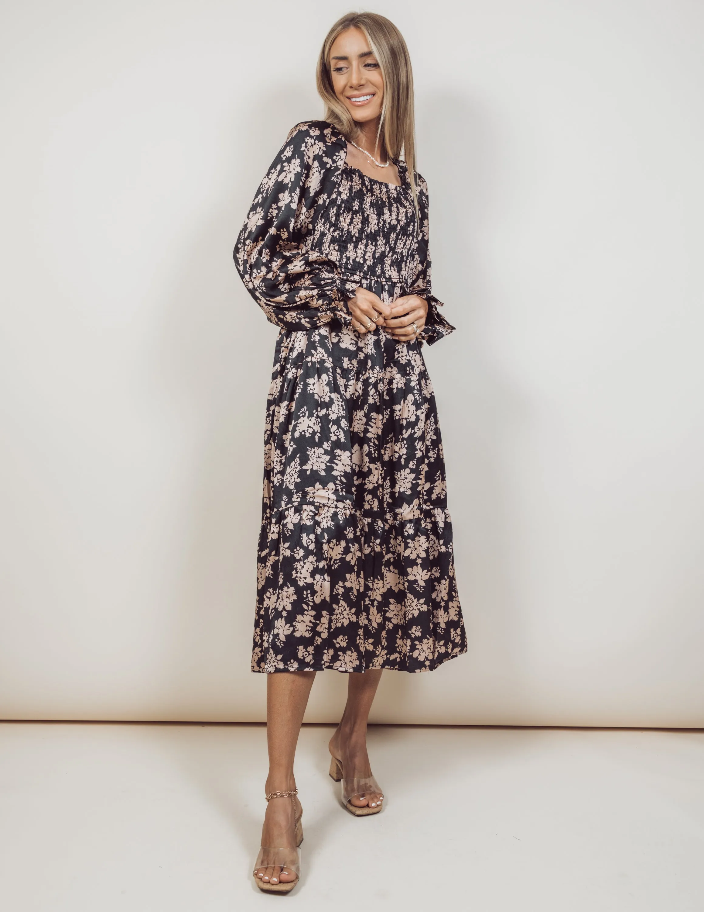 Brinley Floral Midi Dress