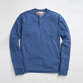 BS - Men 'Blue' Long Sleeve Henley T-Shirt BS813