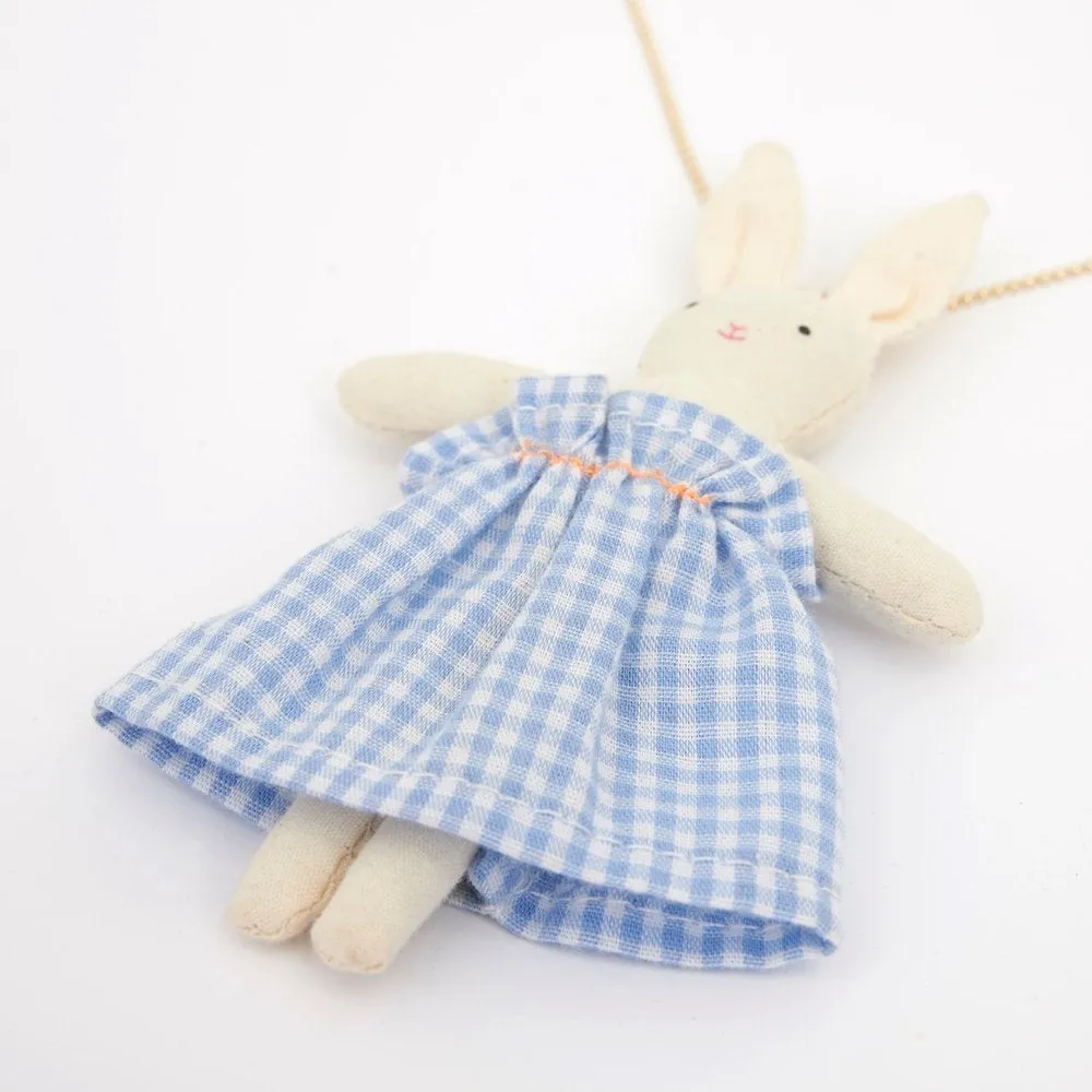 BUNNY DOLL TOY NECKLACE