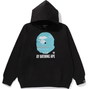 (B)Y BATHING APE PULLOVER HOODIE RELAXED FIT MENS