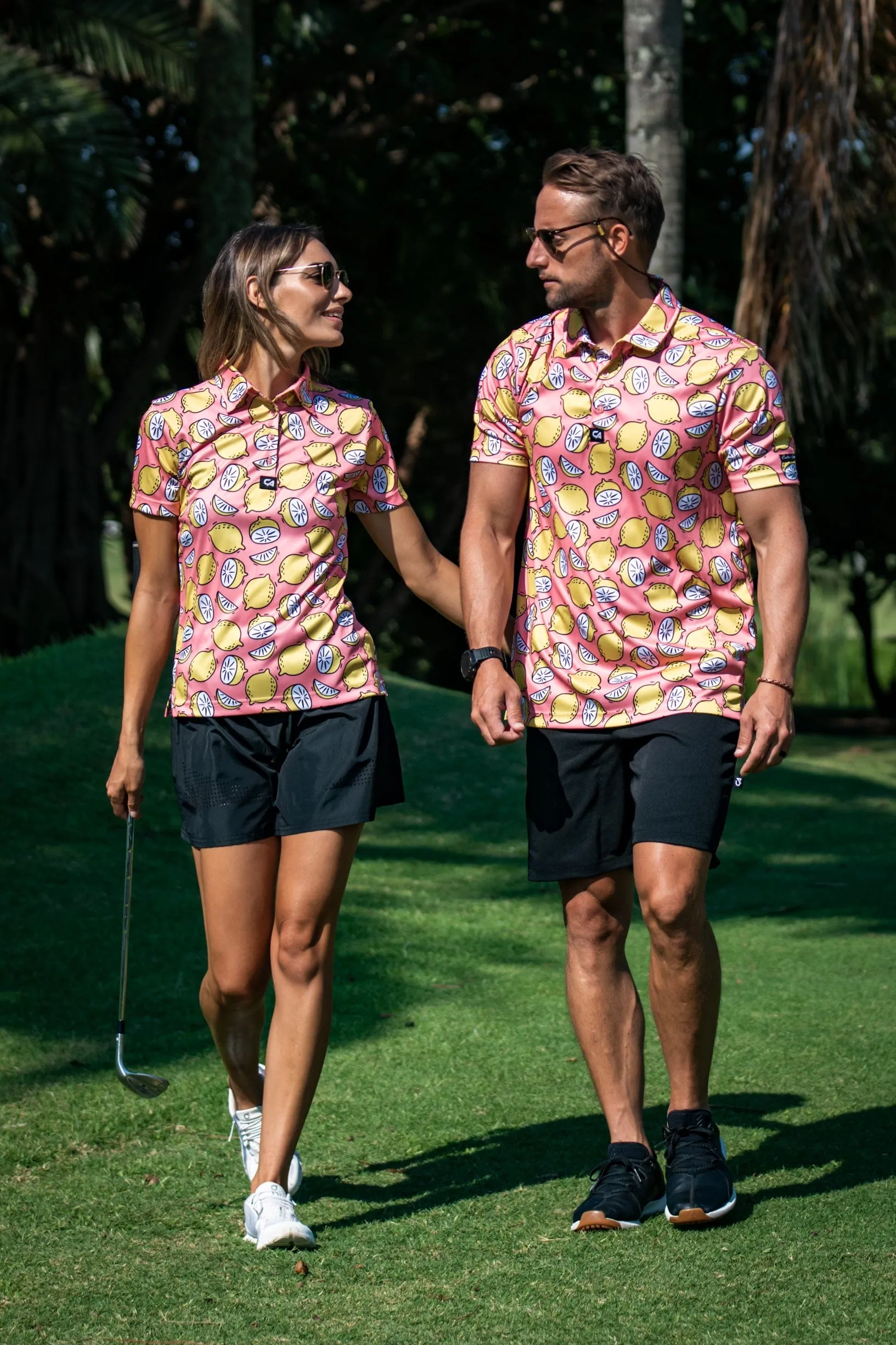 CA Ladies Funky Golf Shirt | Peachy Lemons