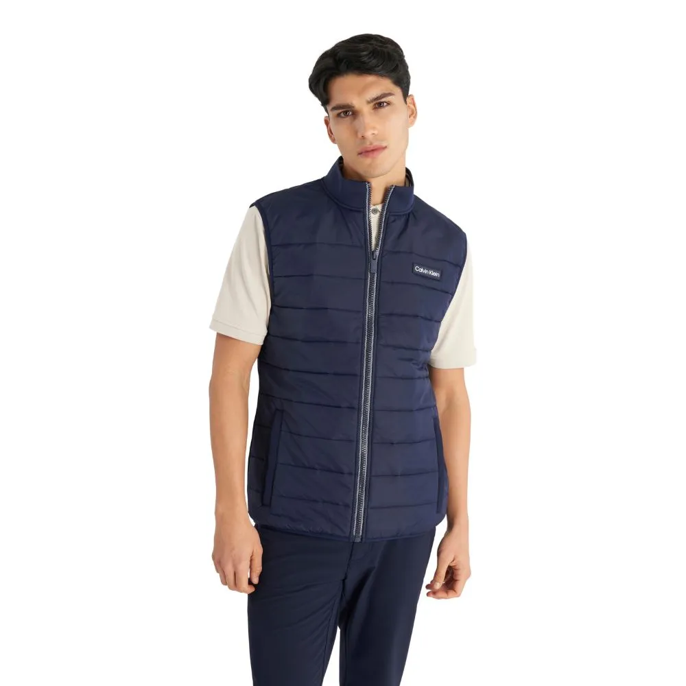 Calvin Klein Baylor Creek Hybrid Full Zip Golf Gilet 2024 CKMA24925 - Evening Blue