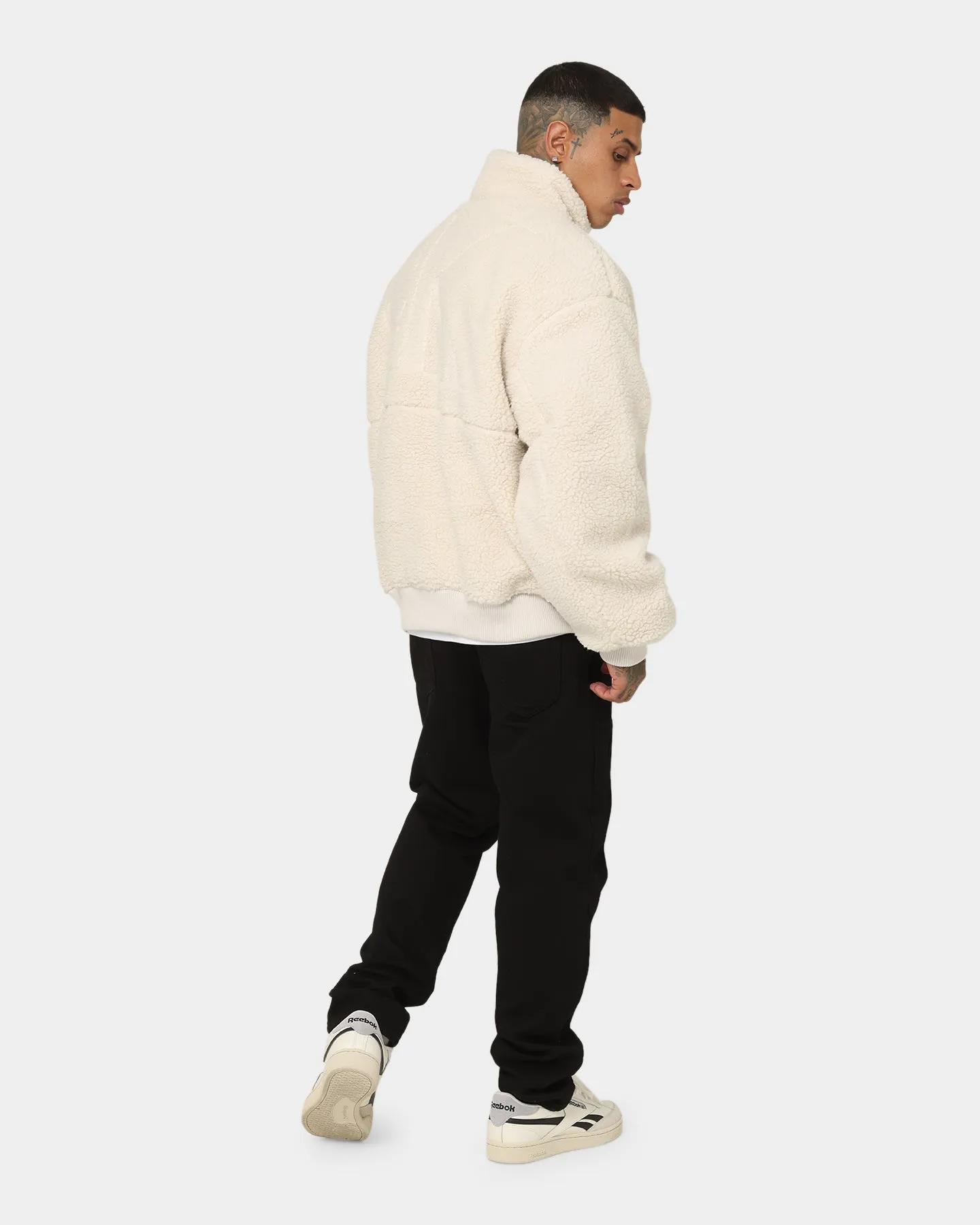 Calvin Klein CK Sherpa Jacket Eggshell