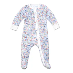 Cape Cod Zip Baby Onesie