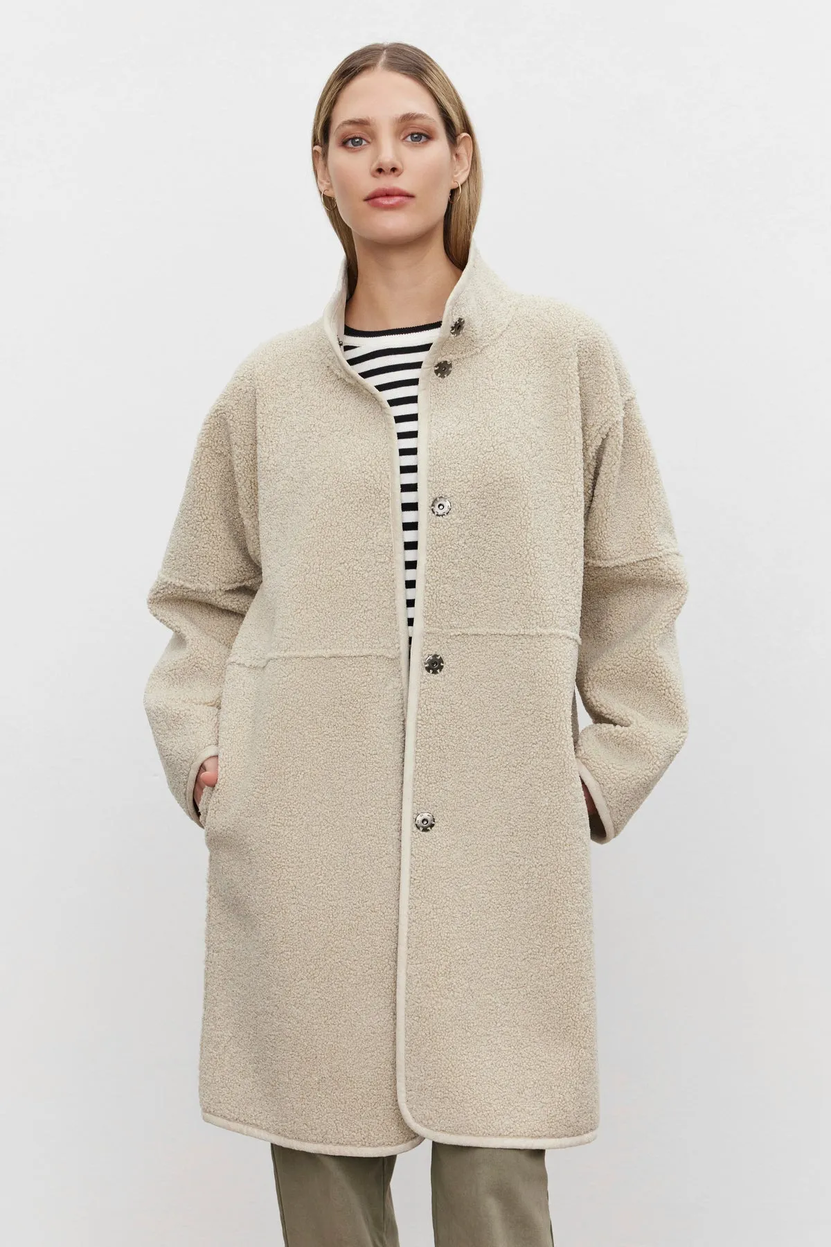 CARA LUXE SHERPA REVERSIBLE JACKET