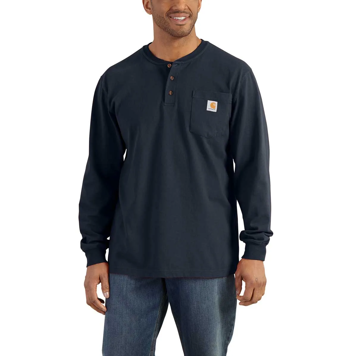 Carhartt K128 Classic Long-Sleeve Henley Shirt