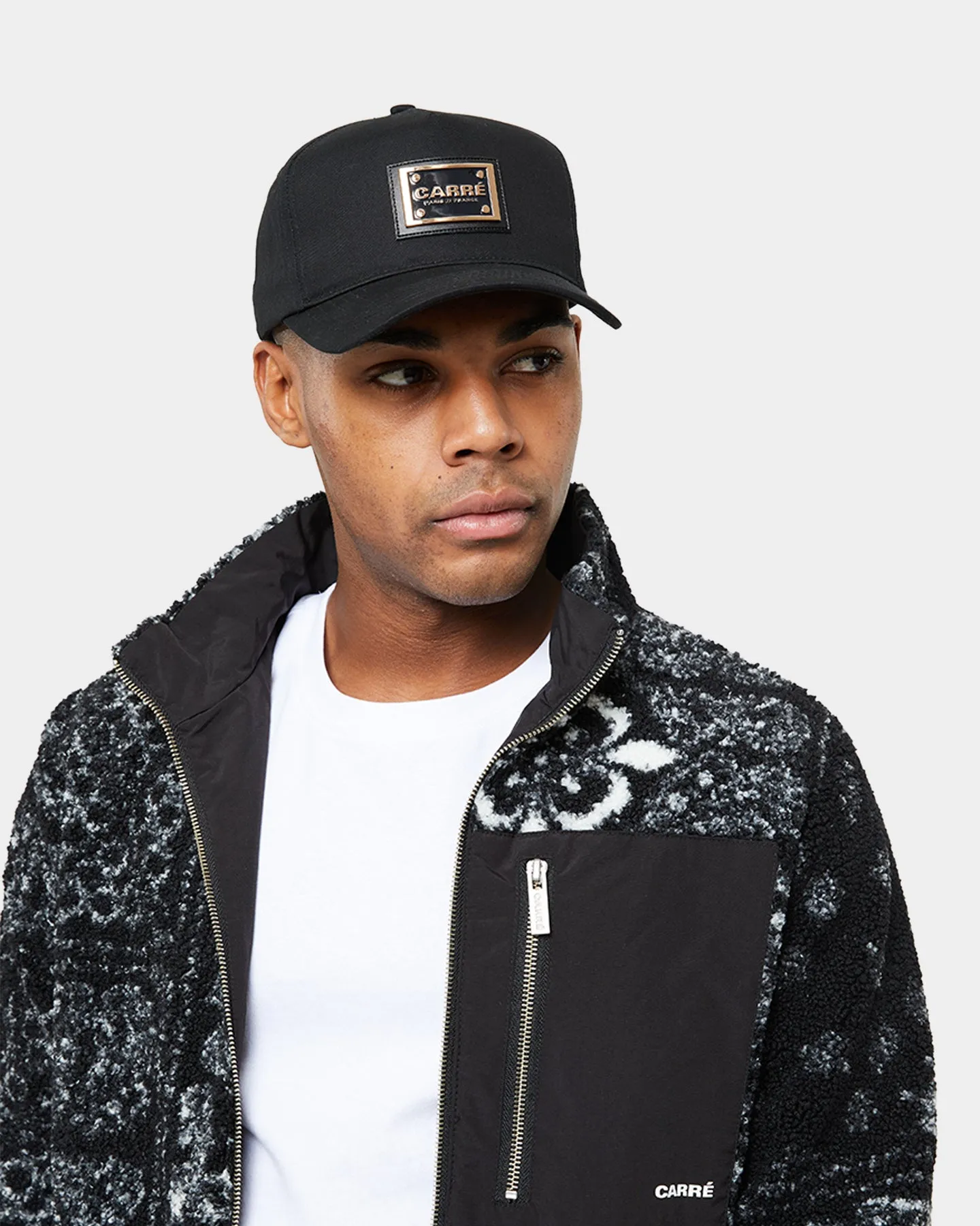 Carre Bandana Ultra Sherpa Jacket Black/White