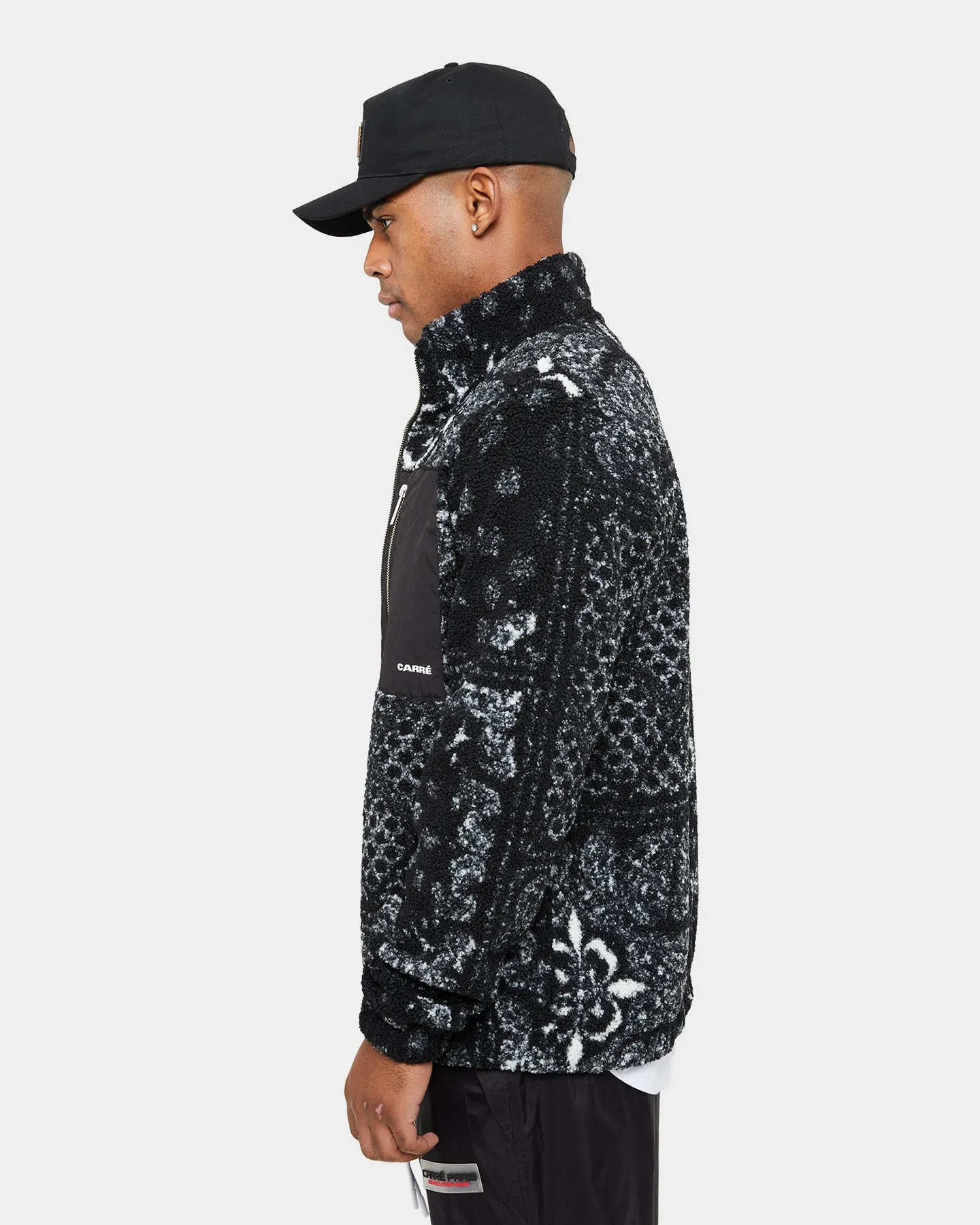 Carre Bandana Ultra Sherpa Jacket Black/White