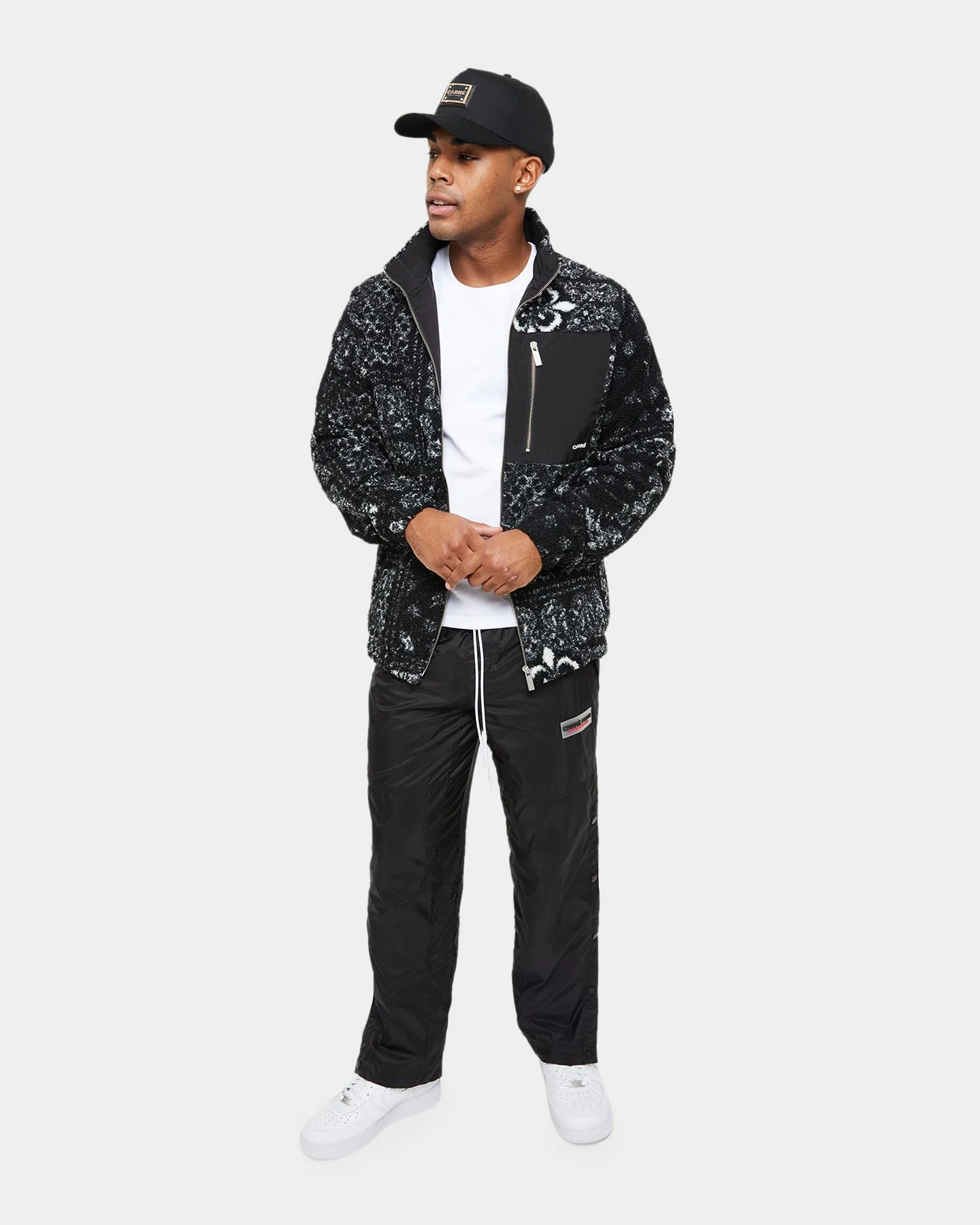 Carre Bandana Ultra Sherpa Jacket Black/White