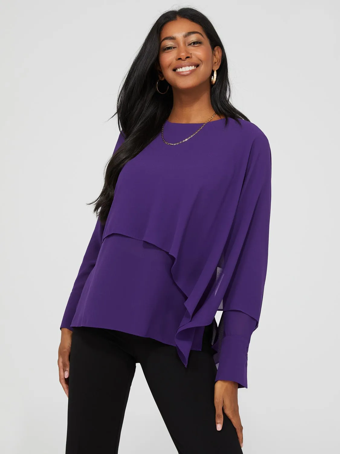 Chiffon Layered Blouse