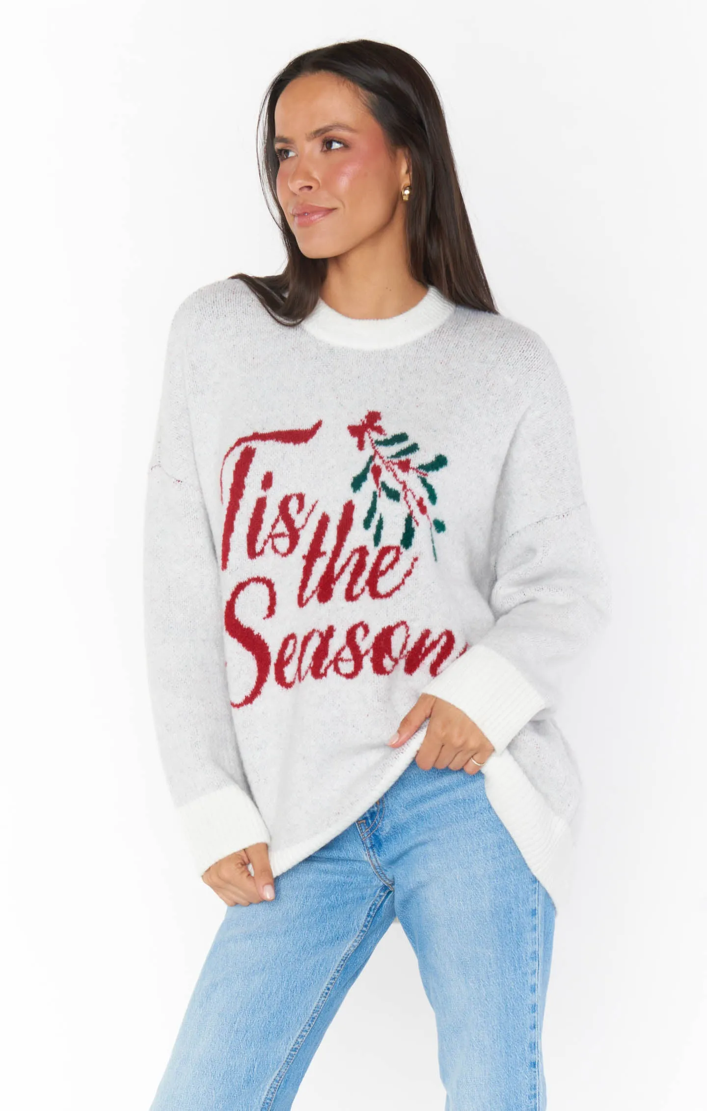 Classic Crewneck Sweater ~ Season Graphic Knit