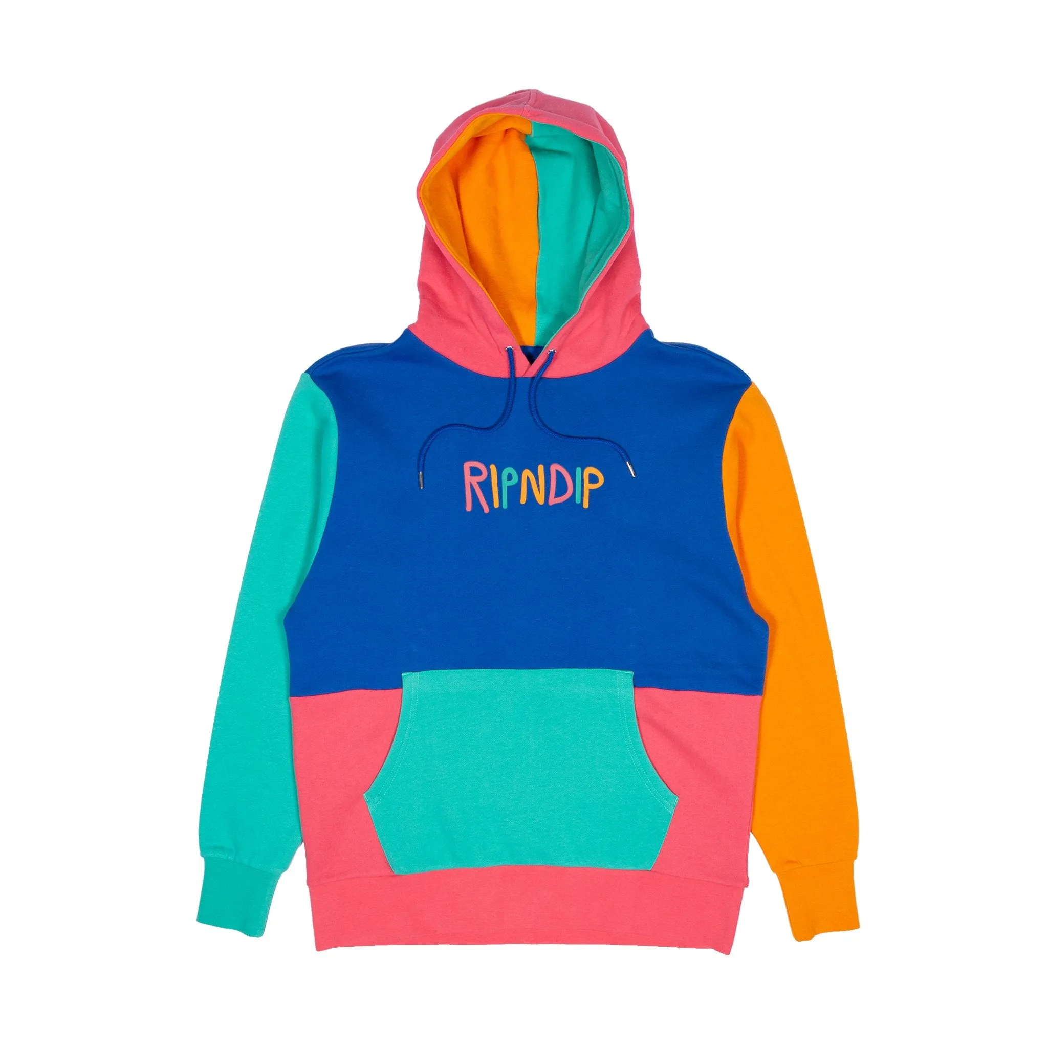 Color Block Multi Panel Hoodie (Multi)